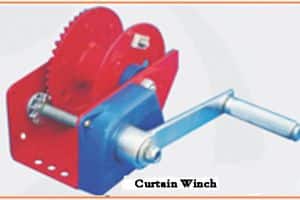 Metal Plain Poultry Winch Curtains