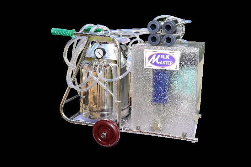 Single cluster electrical Milking Machine, Voltage 220V, Color