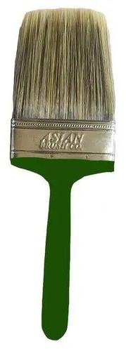 4 Inch Wooden Paint Brush, Color : Green
