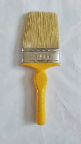 Yellow Wooden Paint Brush, Specialities : Long Life, High Performance, Easy To Operate