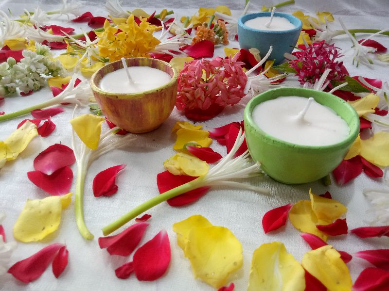 Clay Pot Candles at Rs 25 / Piece in Mumbai BSpark Lifestyle