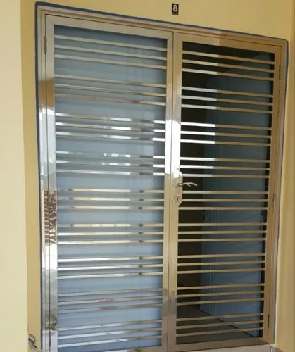 Stainless Steel Door Grill, Feature : Rust Proof, Color : Customizable ...