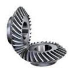 Polished Metal Miter Gear, for Industrial Use, Color : Metallic