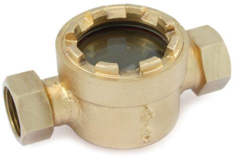 ATAM Medium Pressure Gun Metal Bronze Sight Indicators, for Gas Use, Liquid Use, Pattern : Plain