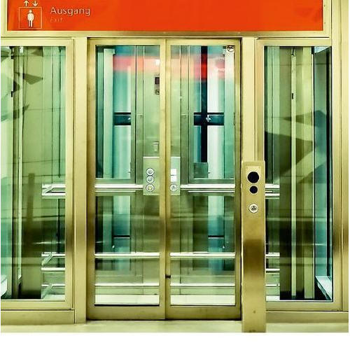 Automatic Glass Doors Elevator