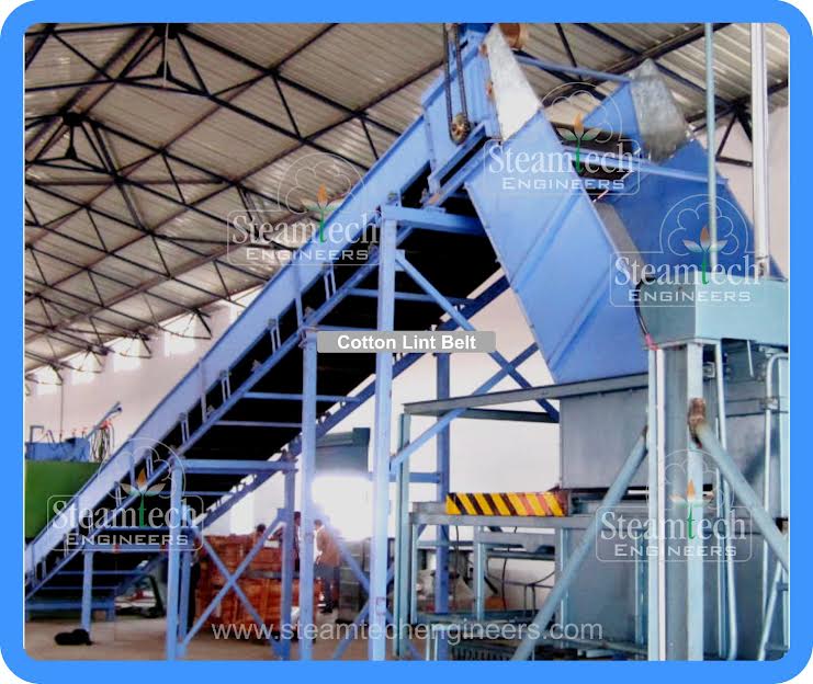 Metal Cotton Lint Belt Conveyor, Feature : Excellent Quality, Long Life