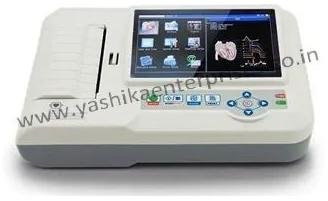 Yashika 8 Kg Electric 6 Channel ECG Machine, for Industrial Use