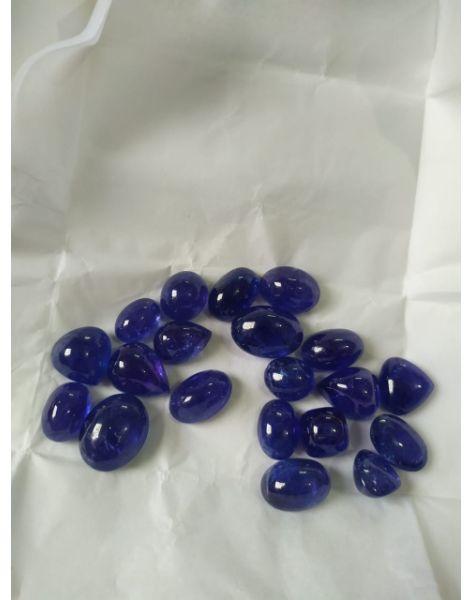 Cabochon Blue Tanzanite Gemstone