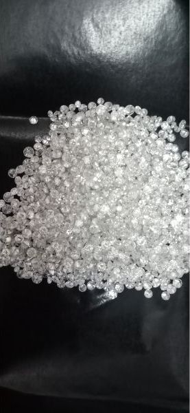 Round Diamond Stone, for Jewellery Use, Color : White