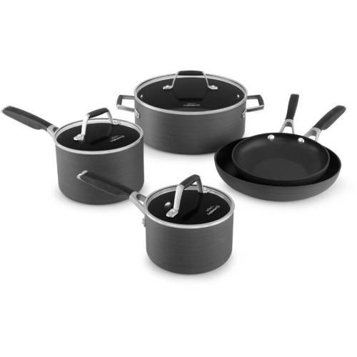 Aluminium Hard Anodized Cookware Set, Color Black at Best Price in