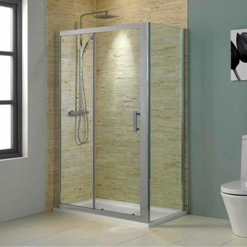 Glossy Glass Shower Cubicle