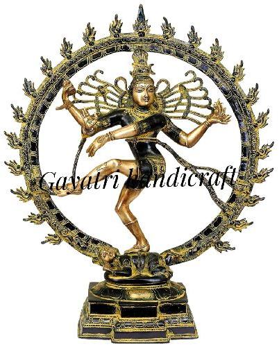 Brass natraj statue