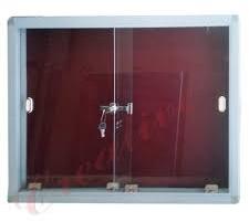 Sliding Glass Notice Board