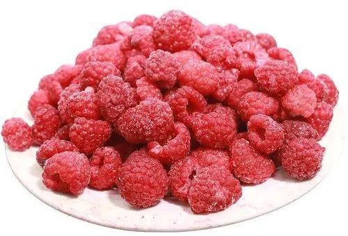 Frozen Imported Raspberries, Color : Red