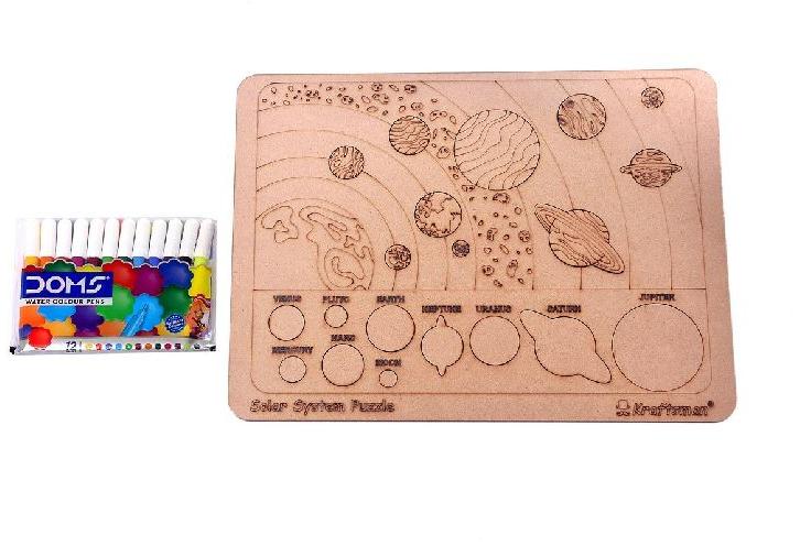 Solar System Learning Puzzle Board