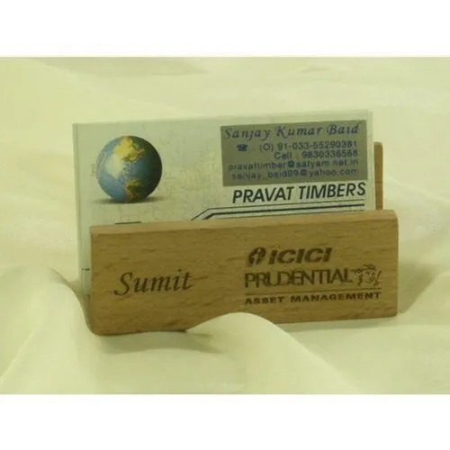 Visiting Card Holder, INR 210 / Piece by Pravat Timbers from Kolkata