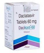 Dacikast Daclatasvir Tablets, Packaging Type : Bottles