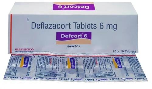 Defcort Deflazacort Tablet, for Clinical, Packaging Type : Box