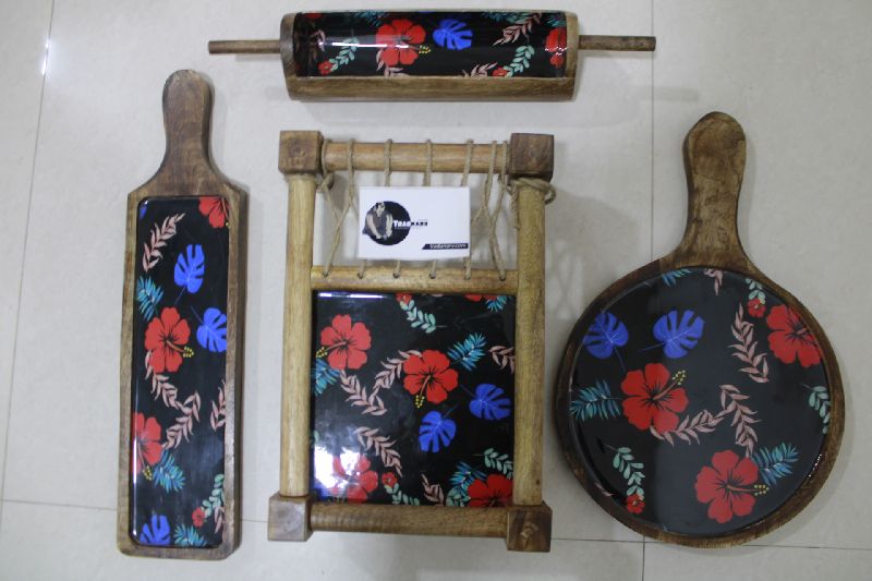 Custom Printed Khatiya Platter Set From Tradnary