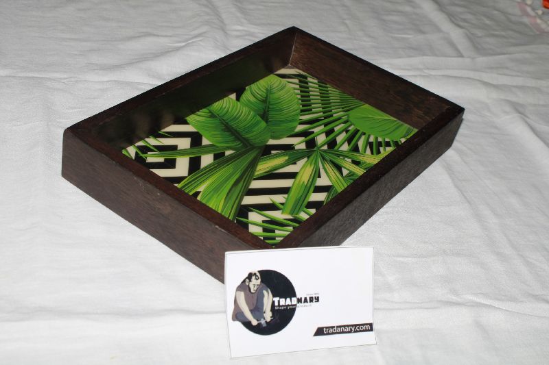 Printed wooden food serving trays, for Homes, Hotels, Restaurants, Banquet, Wedding, Biscuit Packaging