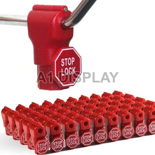 PVC Hook Stop Lock, Color : Red