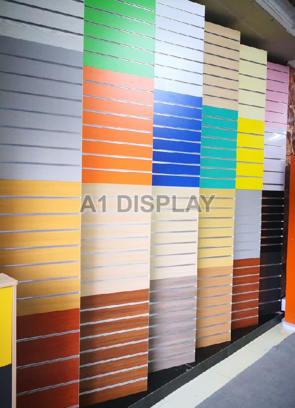 Black MDF SLATWALL PANEL A1 Display, Mumbai, Maharashtra