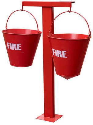Printed Iron Fire Bucket Stand, Size : Multisize