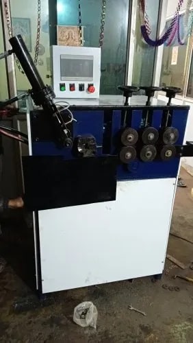 Semi Automatic Electric Mild Steel Stirrup Bending Machine, for Industrial, Voltage : 220V