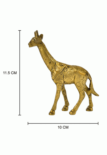 Brass Giraffe Statue