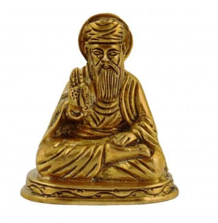 Brass Guru Nanak Dev Statue
