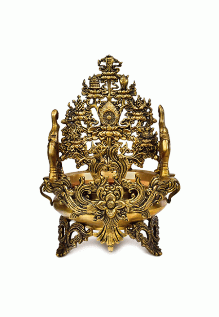 Carved Brass Urli