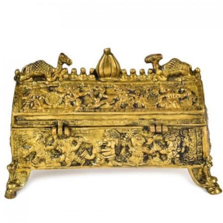 Carved Jewellery Box