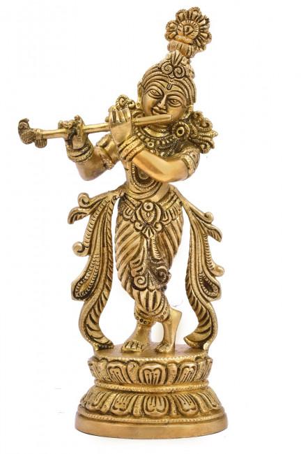 Lord Krishna With Flute Statue