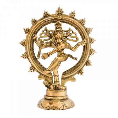 Brass Natraj Lord Shiva Statue