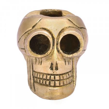 Brass Skull Ash Tray