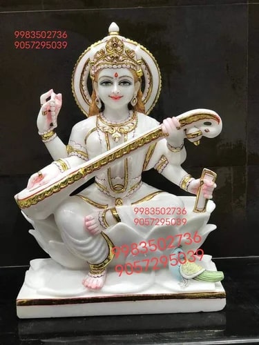 Marble Santoshi Maa Statue, for Worship, Temple at Rs 81,551 / in Alwar ...