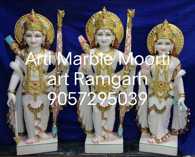Multicolor Marble Ram Darbar Statue