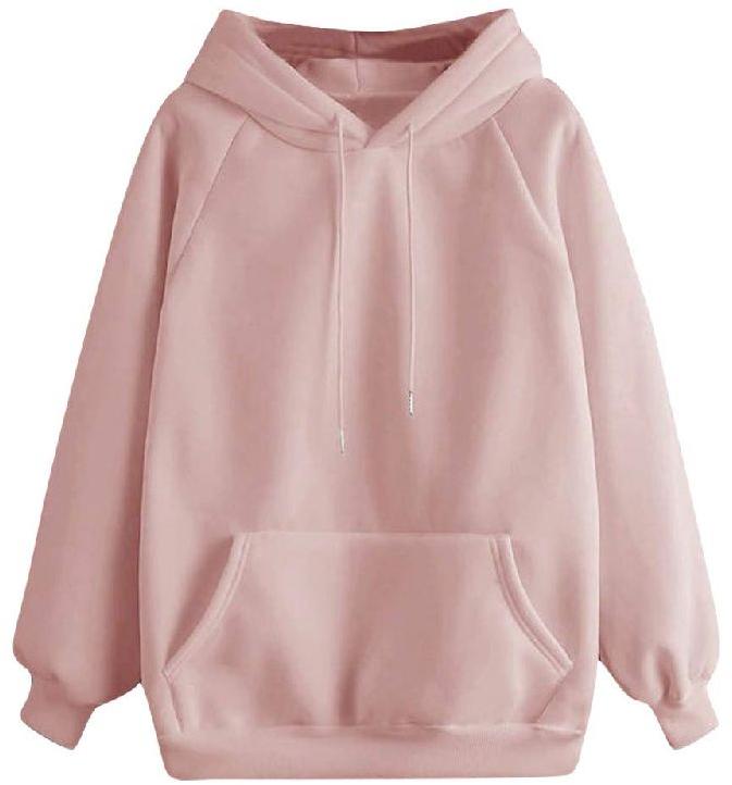 Cotton Round Ladies Hoodies, Occasion : Casual Wear