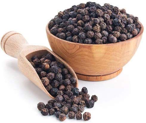 Natural black pepper, for Cooking, Form : Seeds