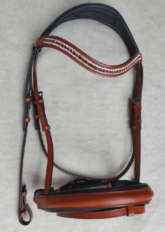 Polished Leather Figure Bridle, Size : Standard