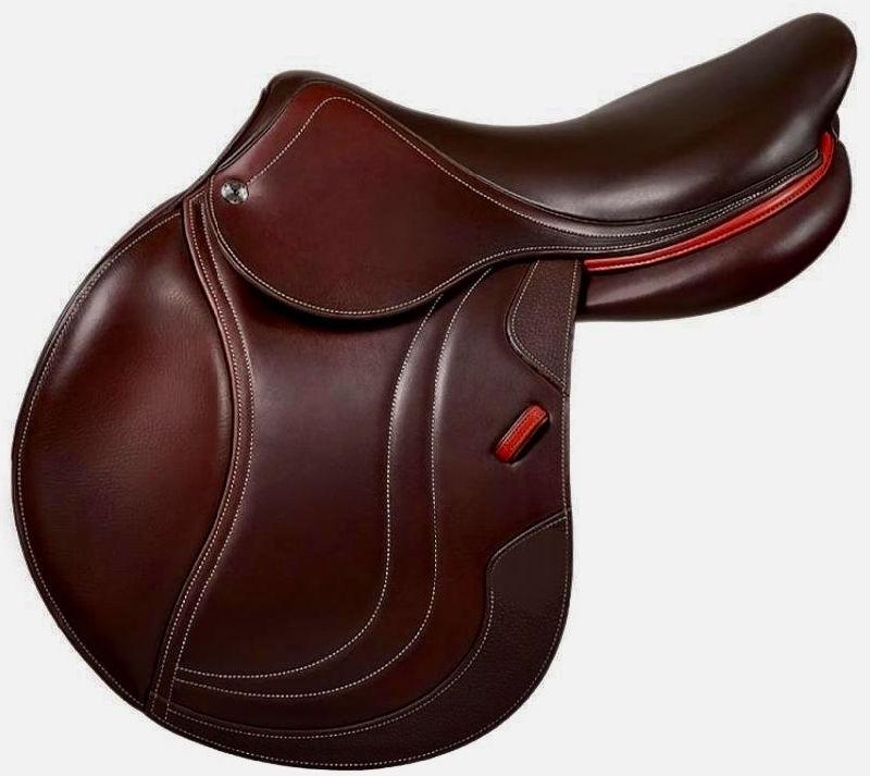 Leather Horse Close Contact Cherry Saddle