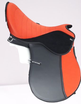 Leather Horse Synthetic Jumping Saddle, Size : 14x15Inch, 16x17Inch