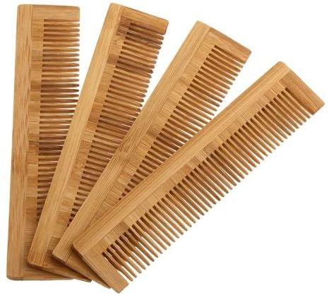 Plain Bamboo Hair Comb, Technics : Machine Made