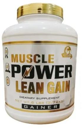 Vitlife Nutrition Muscle Power Lean Gain, Packaging Size : 6lbs