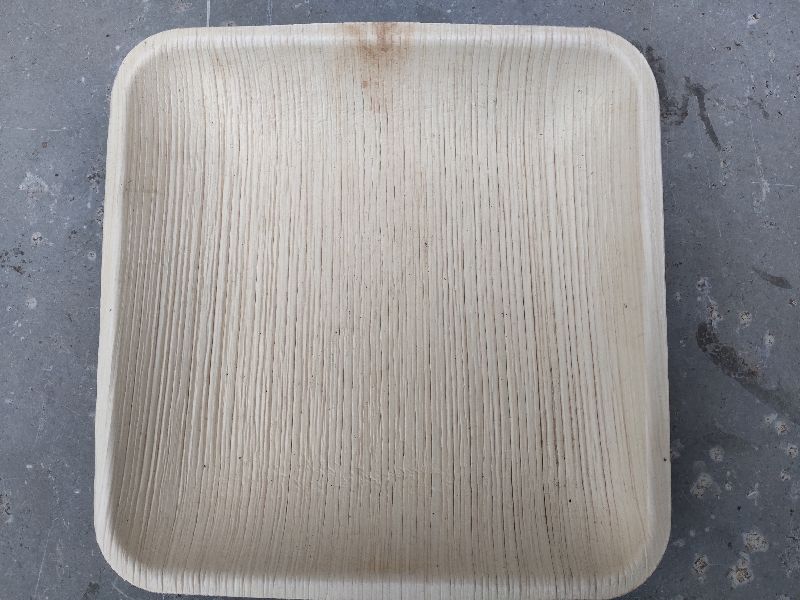 4 Inch Square Areca Leaf Plate