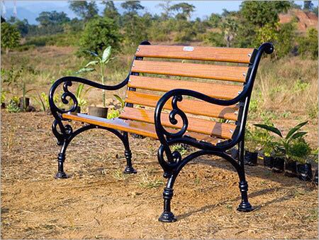 Polished Plain Cast Aluminium Garden Bench, Style : Contemporary