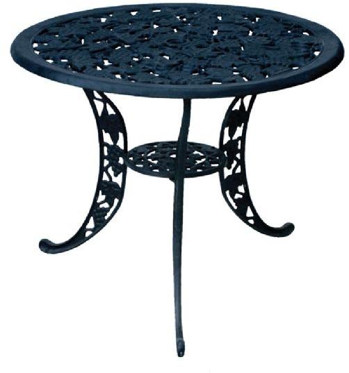 Cast Aluminium Round Grden Table, for Garden, Size : Standard