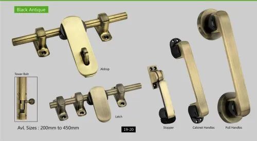 Zorba Black Antique Cusk Door Kit