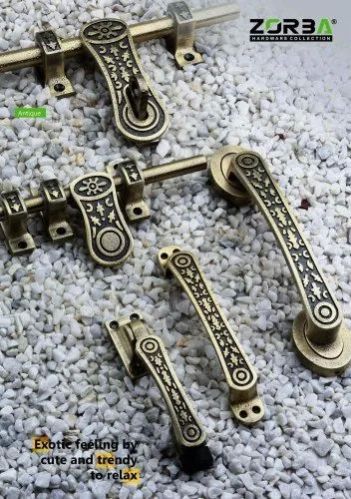 Zorba Black Silver Ancient Door Kit