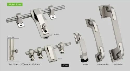 Zorba Nickel Silver Elexa Door Kit